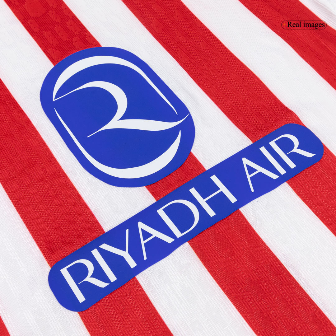 S?RLOTH #9 Atletico Madrid Home Player Version Jersey 2025/26
