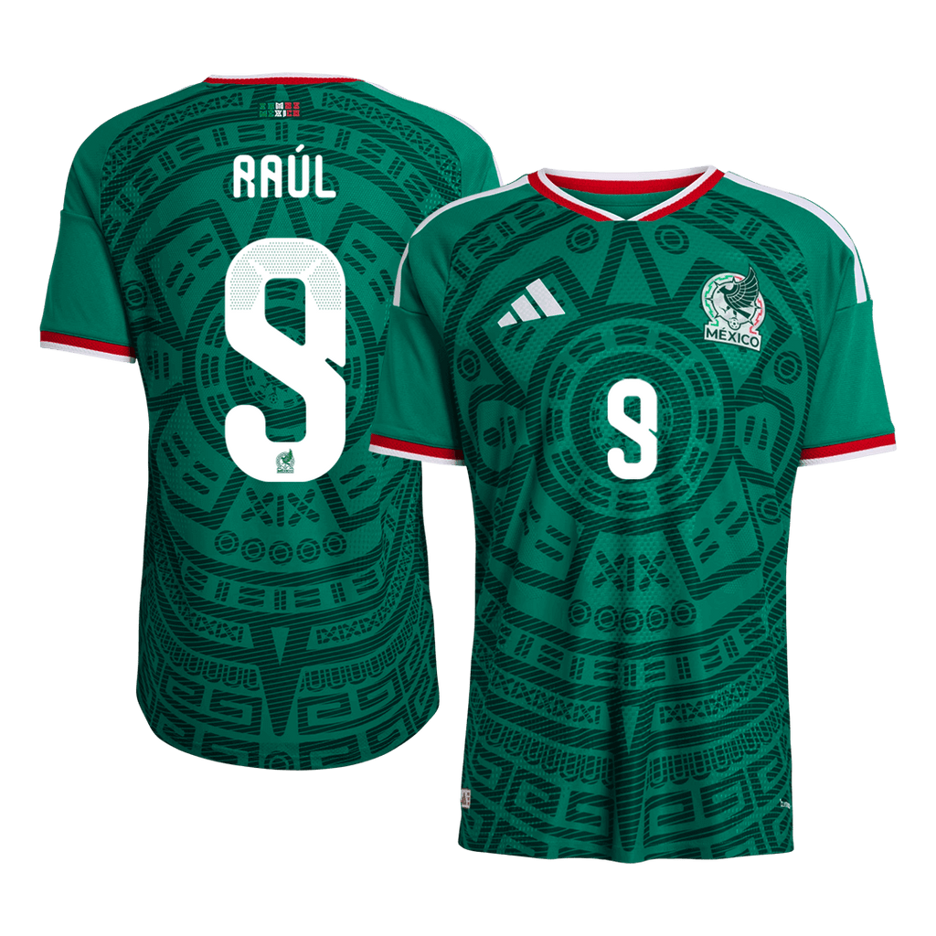 Raúl #9 Mexico Home Player Version Jersey World Cup 2026