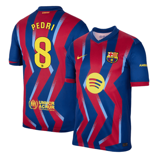 PEDRI #8 Barcelona Fourth Away Soccer Jersey 2025/26