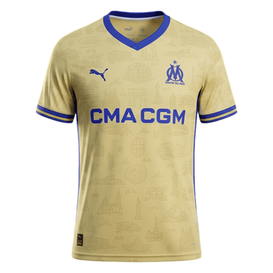 Marseille Fourth Away Soccer Jersey 2025/26
