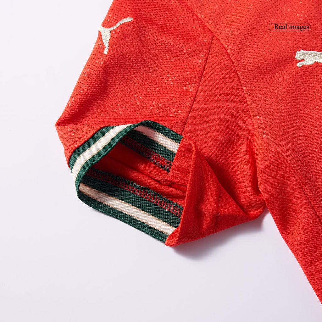 Kid's Portugal Home Soccer Jersey Kit(Jersey+Shorts) 2025 Red