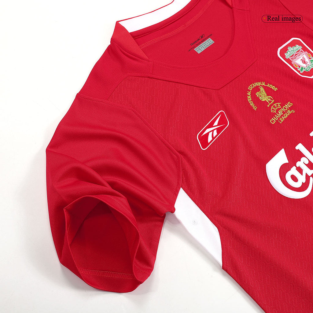 Retro 2005 Liverpool Soccer Jersey - UCL Final
