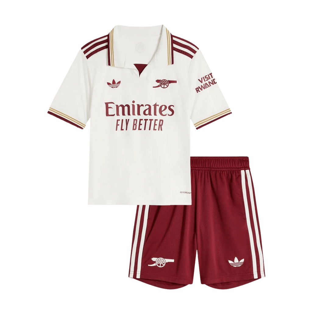 Arsenal Third Away Kids Soccer Jerseys Kit 2025/26