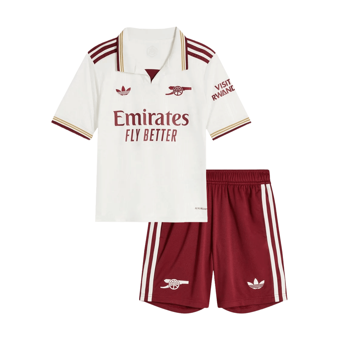 Arsenal Third Away Kids Soccer Jerseys Kit 2025/26