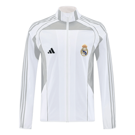 Real Madrid Windbreaker Jacket 2025/26 - White