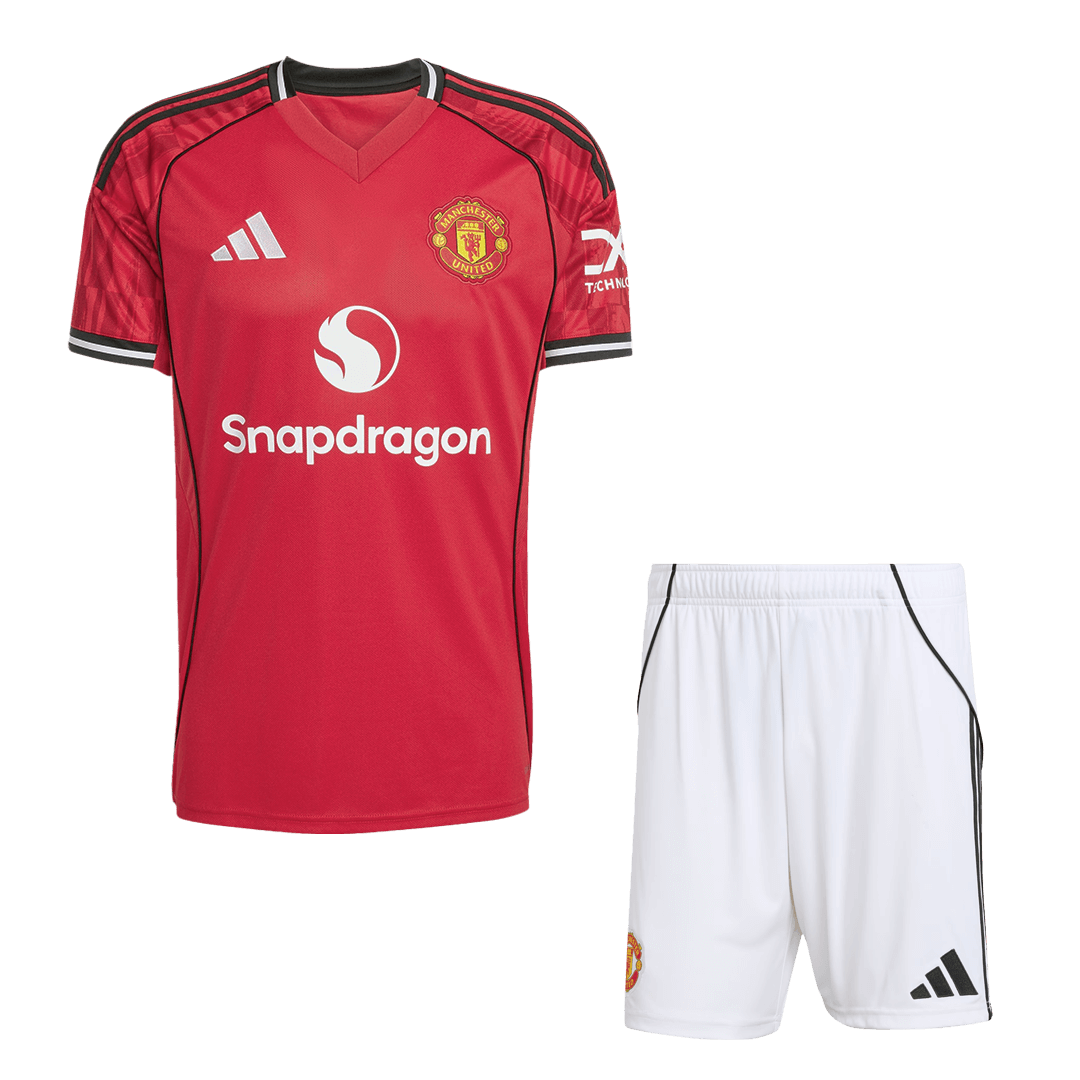 Manchester United Home Jerseys Kit 2025/26