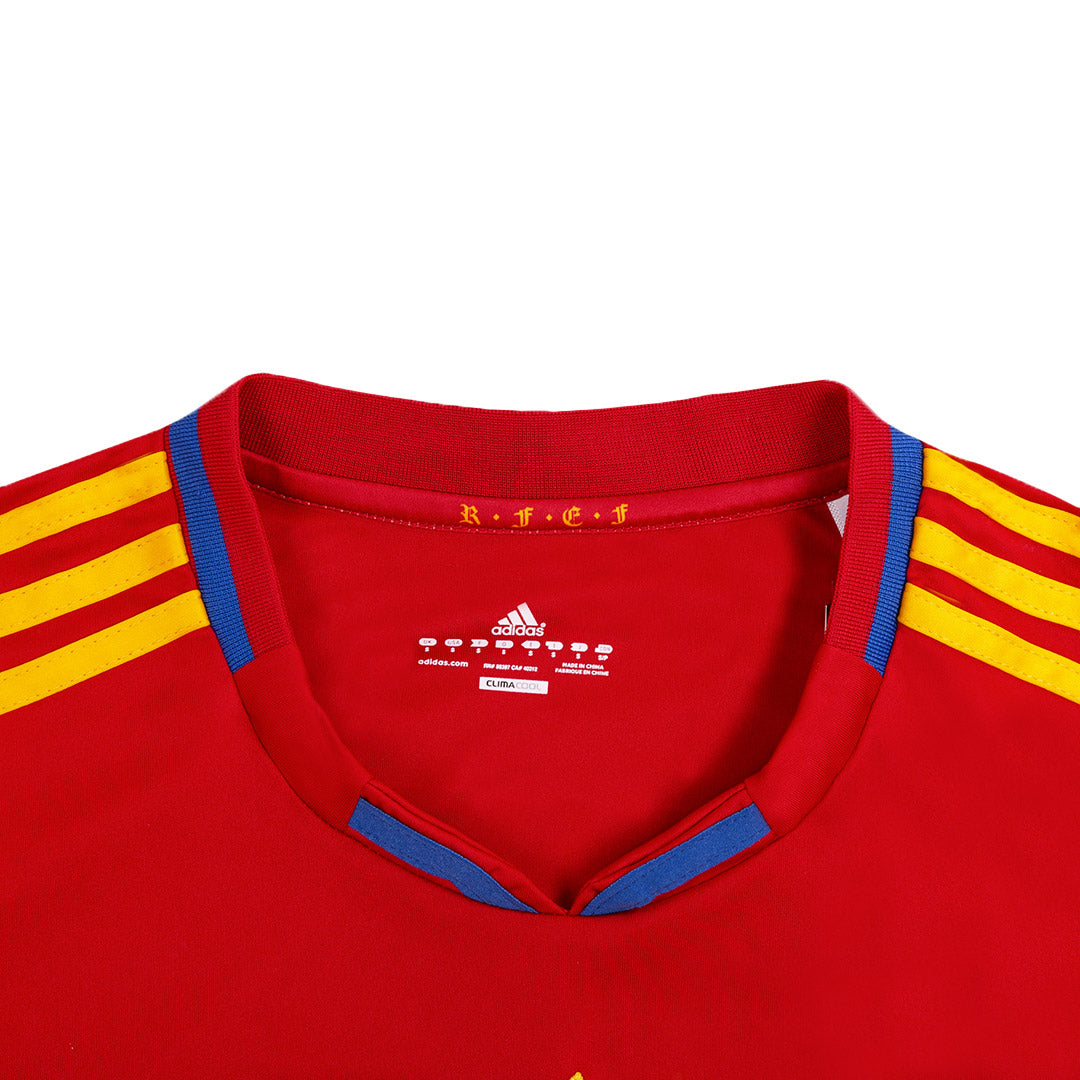 Retro XAVI #8 2010 Spain Home Soccer Jersey