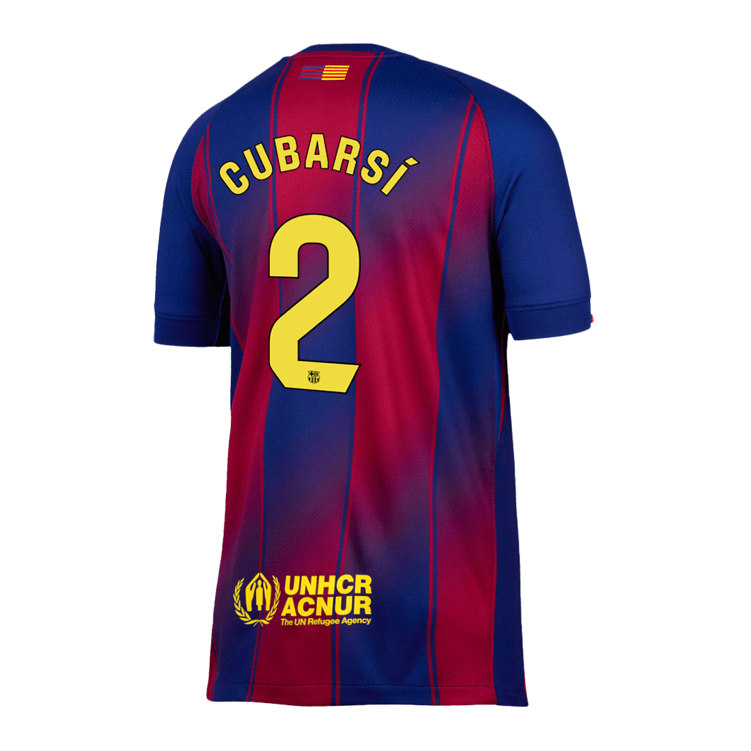 CUBARSÍ #2 Barcelona Home Soccer Jersey 2025/26