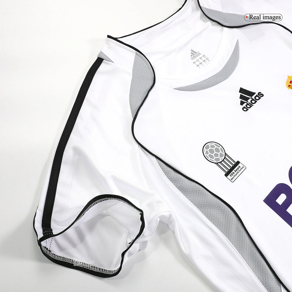 Retro Jersey SERGIO RAMOS #4 Real Madrid Retro Jersey Home Soccer Shirt 2006/07
