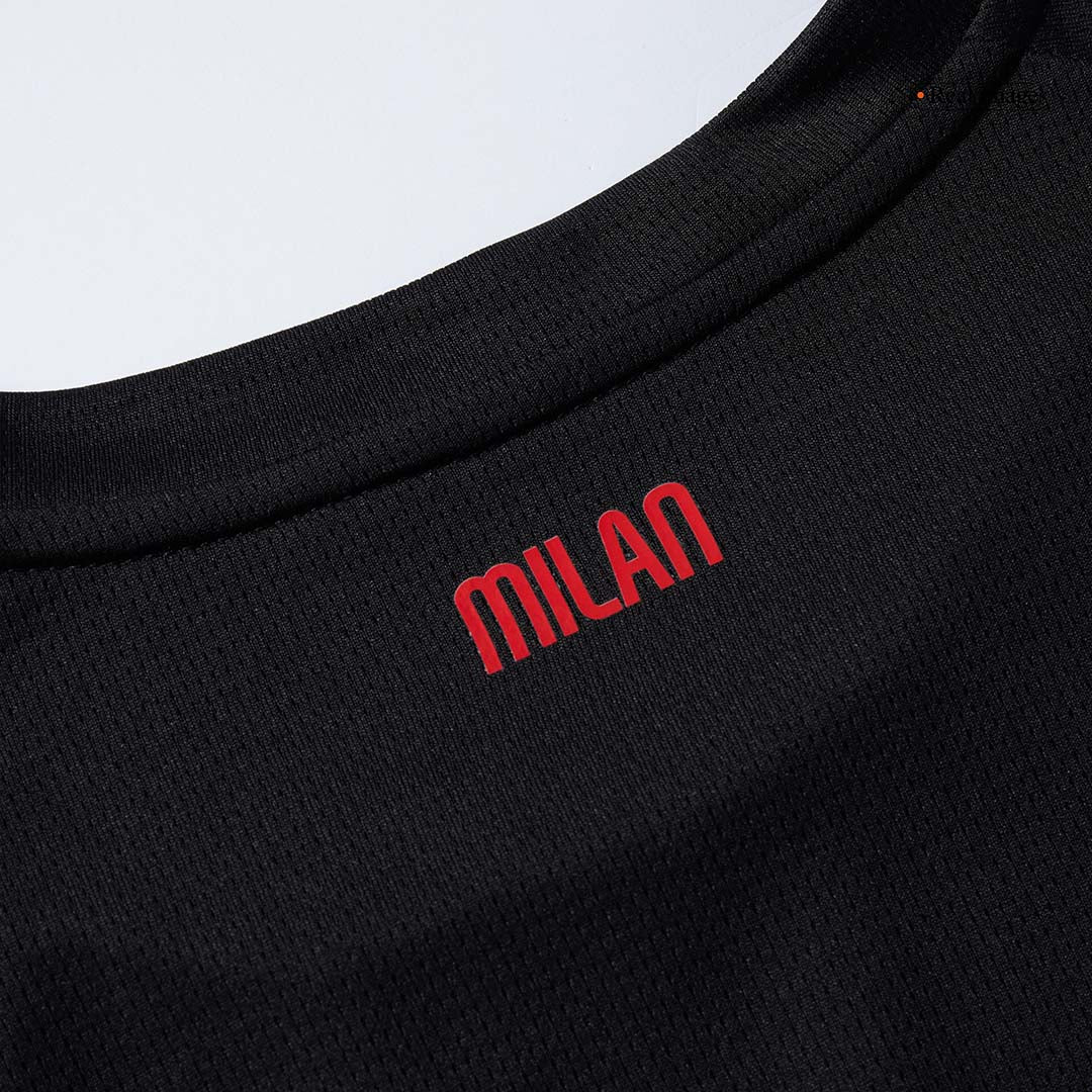 AC Milan Home Soccer Jersey Kit(Jersey+Shorts) 2025/26 Red&Black