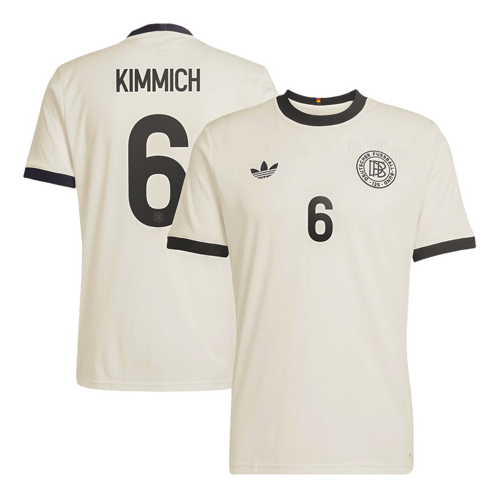 KIMMICH #6 Germany 125th Anniversary Soccer Jersey 2025 White