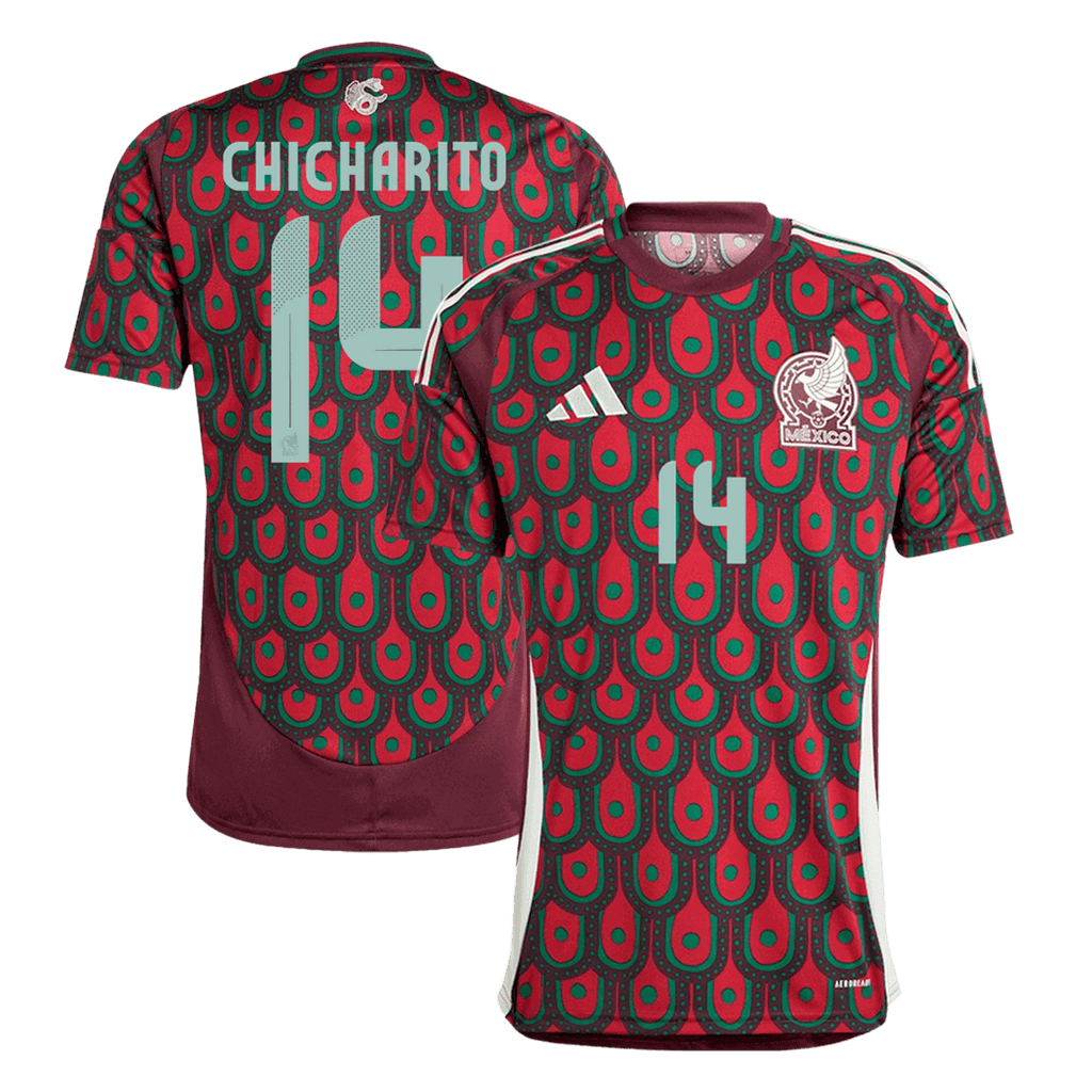 CHICHARITO #14 Mexico Soccer Jersey Home Custom Shirt 2024