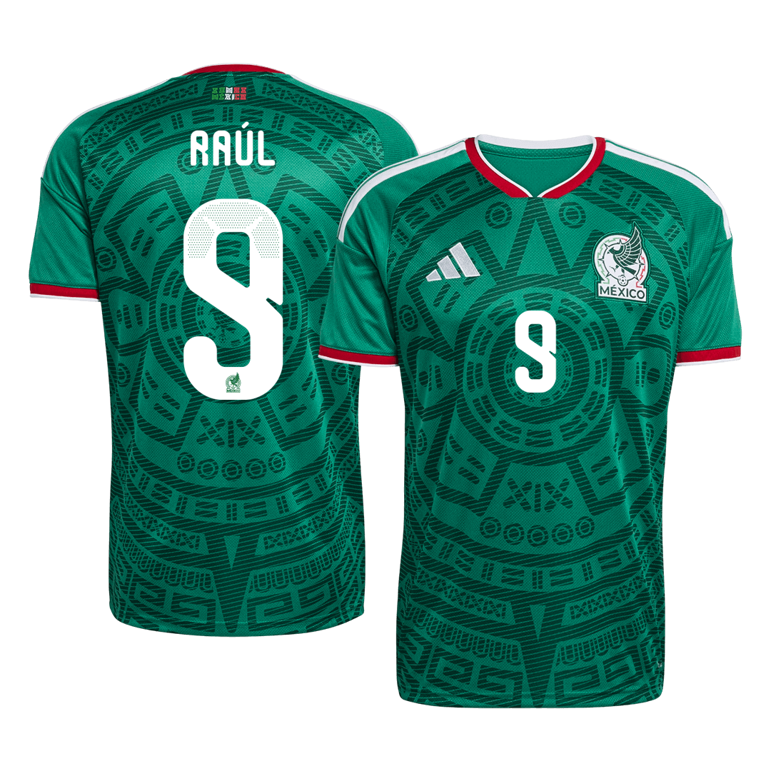 Raúl #9 Mexico Home Soccer Jersey World Cup 2026