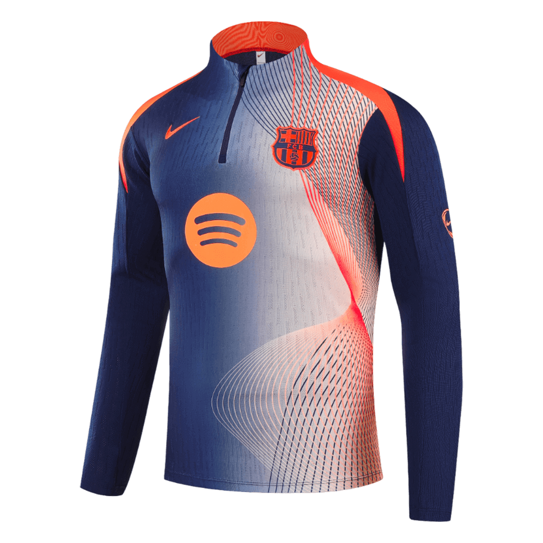 Barcelona 1/4 Zip Tracksuit 2025/26 Black&Orange
