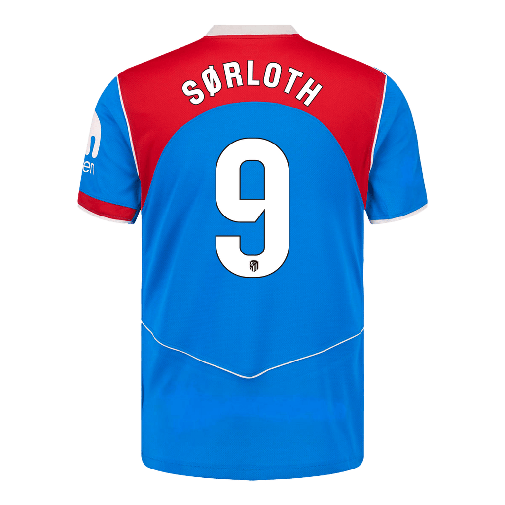 S?RLOTH #9 Atletico Madrid Third Away Soccer Jersey 2025/26