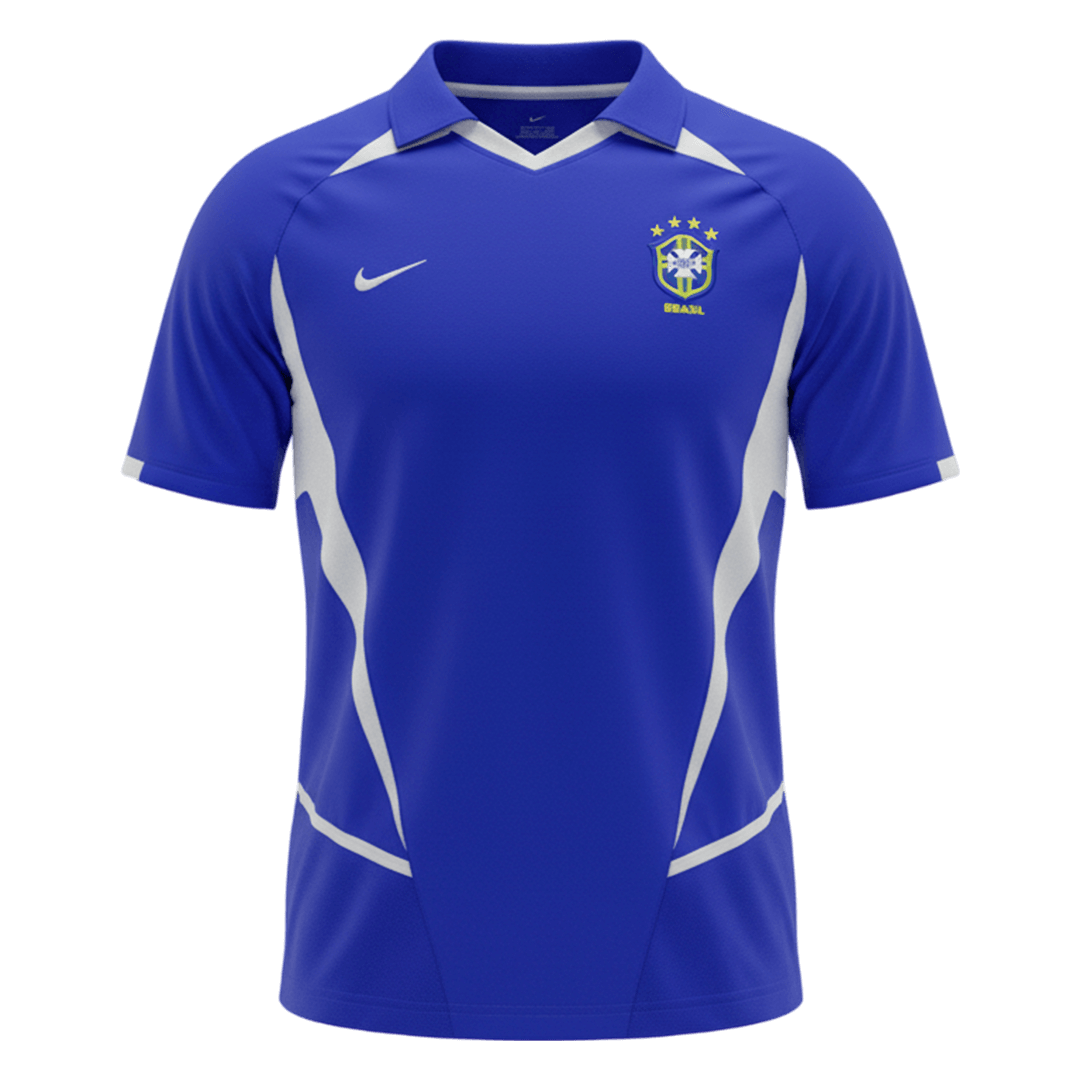 Retro Soccer Jersey Brazil Away 2002