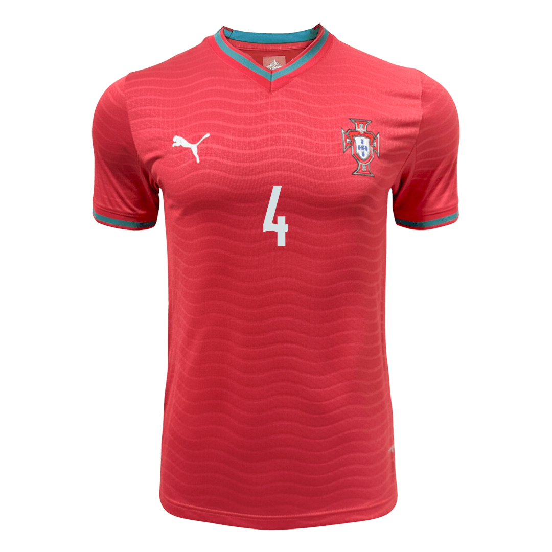 RúBEN DIAS#4 Player Version Portugal Home Soccer Jersey World Cup 2026 Red