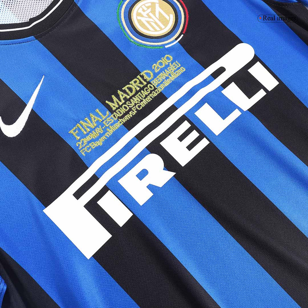 Retro 2009/10 Inter Milan Home Soccer Jersey - UCL Final