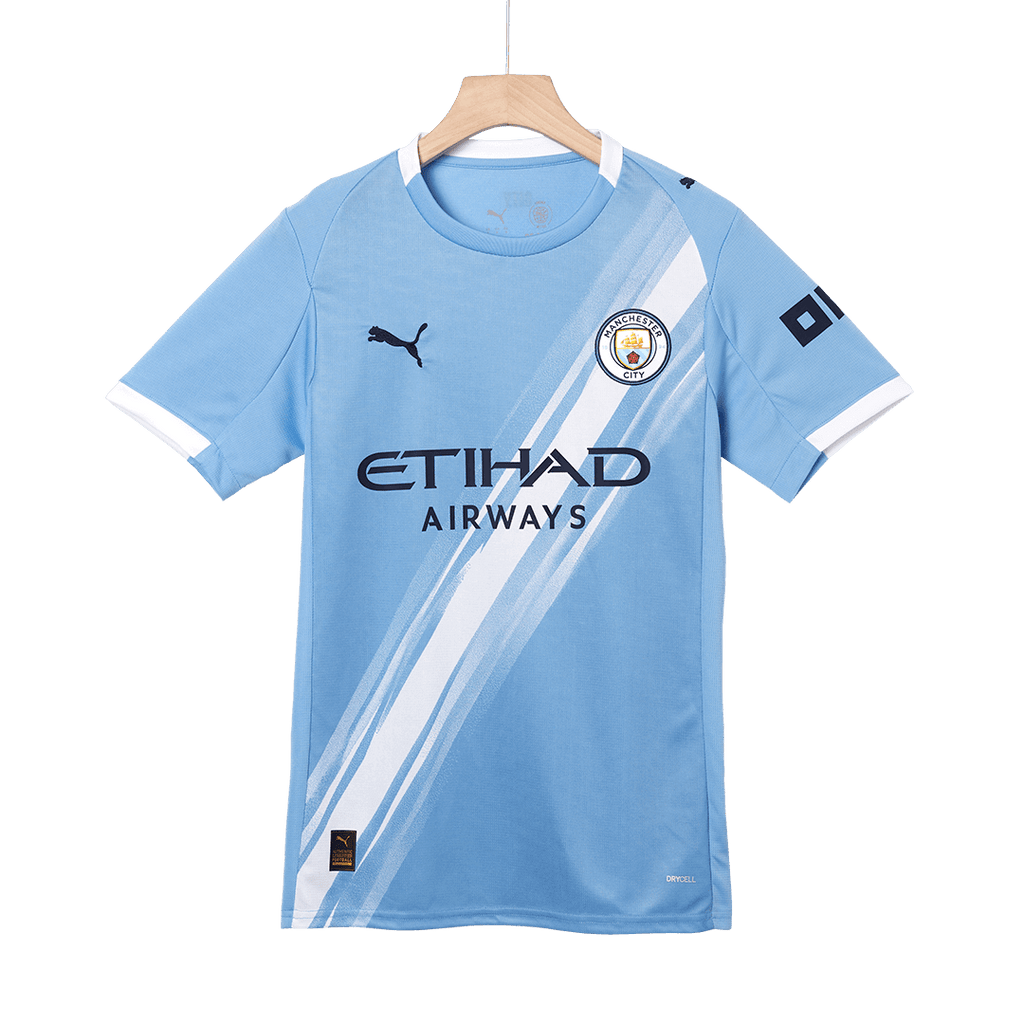 HAALAND #9 Manchester City Home Soccer Jersey 2025/26 Blue Jersey - Club World Cup