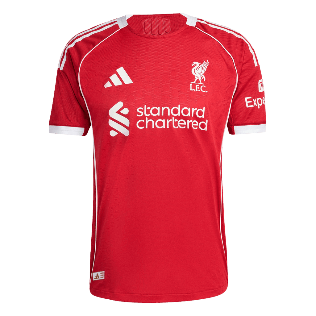 WIRTZ #7 Liverpool Home Authentic Soccer Jersey 2025/26