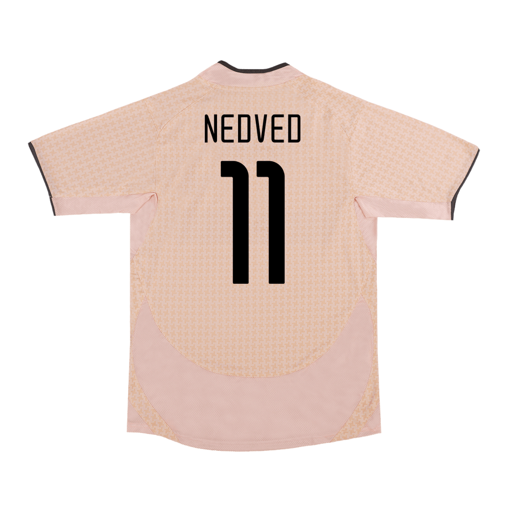 Retro NEDVED #11 2003/04 Juventus Away Soccer Jersey