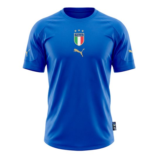 Retro Soccer Jersey Italy Home 2004