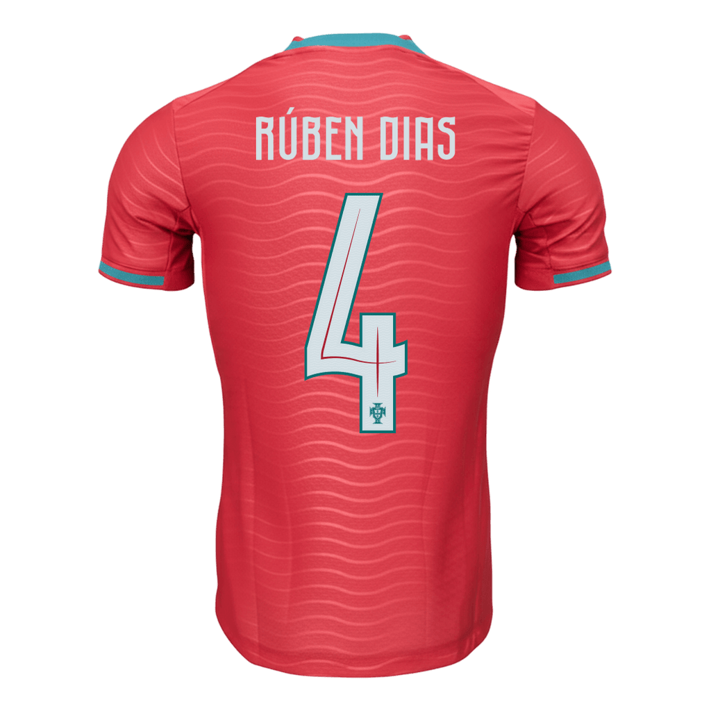 RúBEN DIAS#4 Player Version Portugal Home Soccer Jersey World Cup 2026 Red