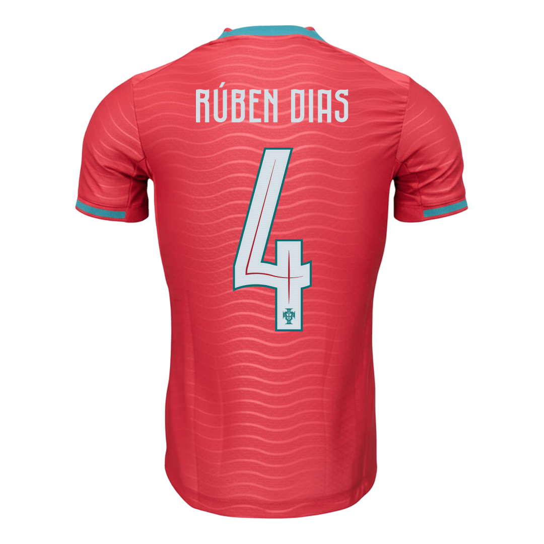 RúBEN DIAS#4 Player Version Portugal Home Soccer Jersey World Cup 2026 Red