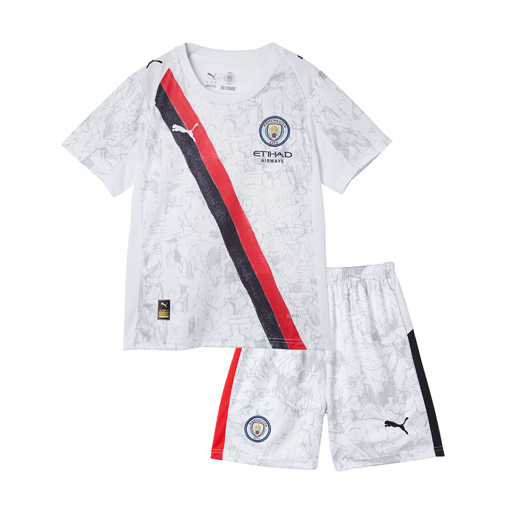 Manchester City Kids Soccer Jerseys Kit World Cup 2025/26
