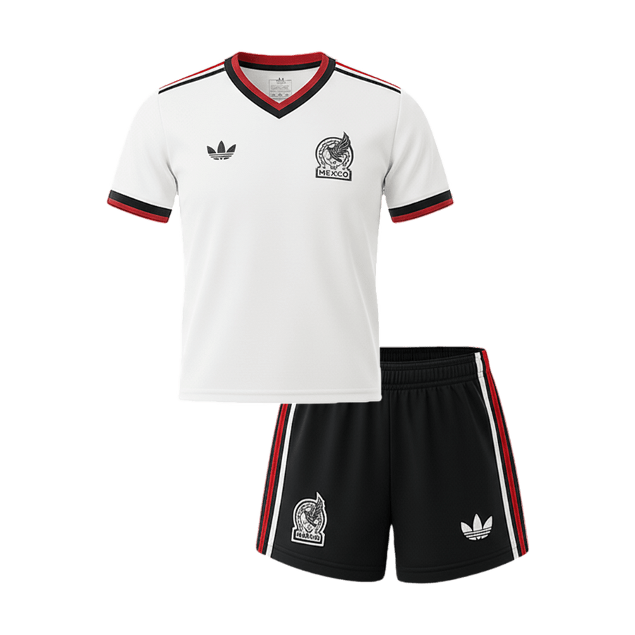Mexico Away World Cup Kids Soccer Jerseys Kit 2026