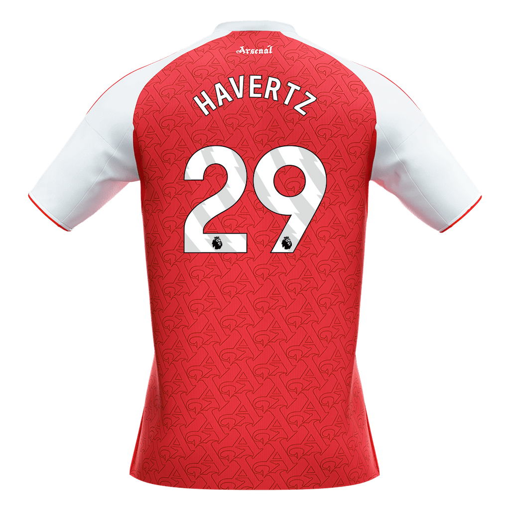 HAVERTZ #29 Arsenal Home Soccer Jersey 2025/26