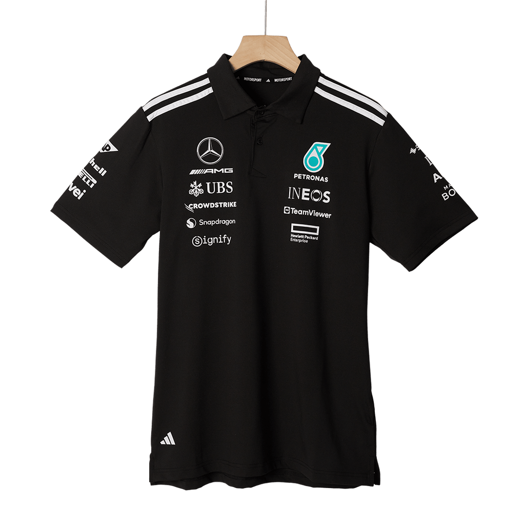 Mercedes AMG Petronas F1 2025 Team Polo Black