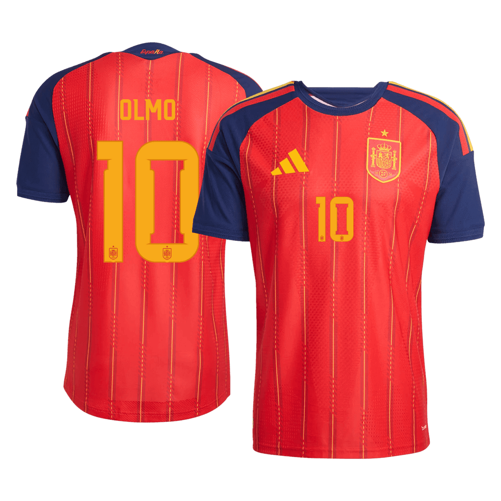 OLMO #10 Spain Home Player Version Jersey World Cup 2026