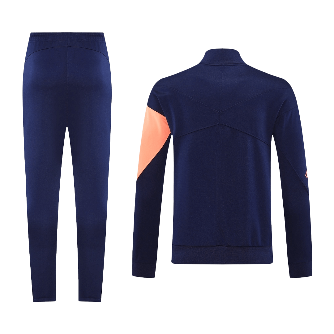 Barcelona Jacket Tracksuit 2025/26 Navy&Orange