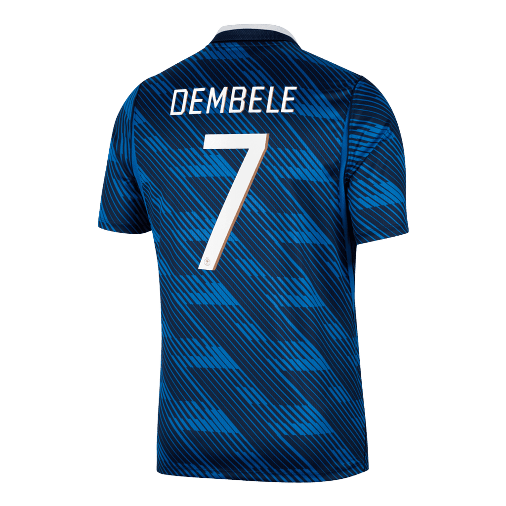 DEMBELE #7 France Home Soccer Jersey World Cup 2026