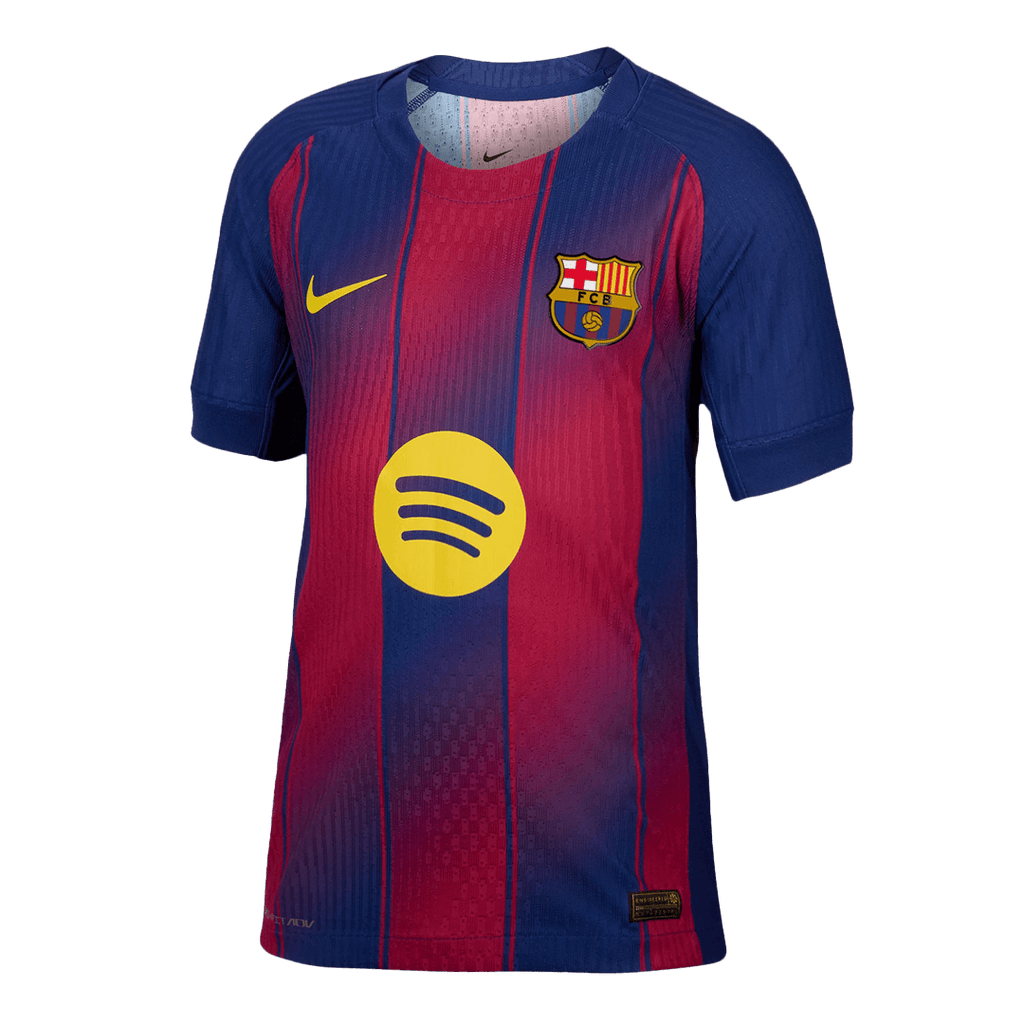 PEDRI #8 Barcelona Home Authentic Soccer Jersey 2025/26