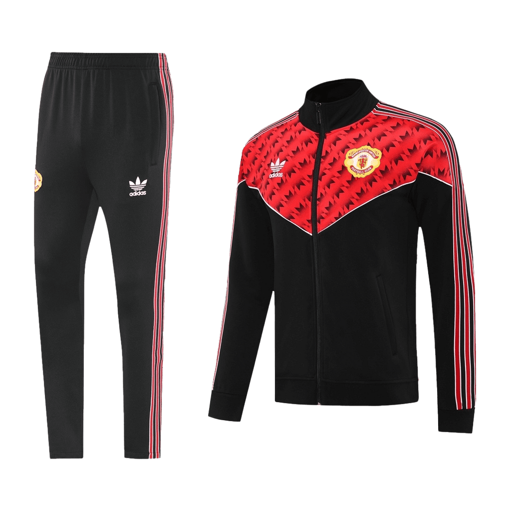 Manchester United Jacket Tracksuit 2025/26 Red&Black