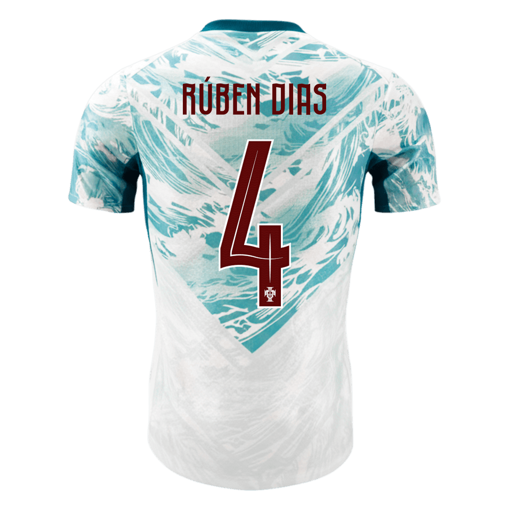 RúBEN DIAS #4 Portugal Away Player Version Jersey World Cup 2026