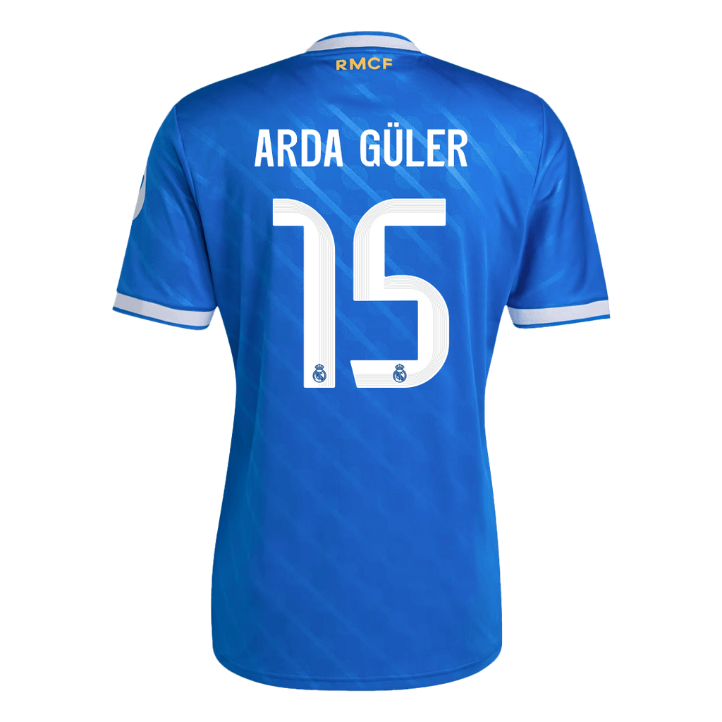 ARDA GüLER #15 Real Madrid Third Away Soccer Jersey 2025/26
