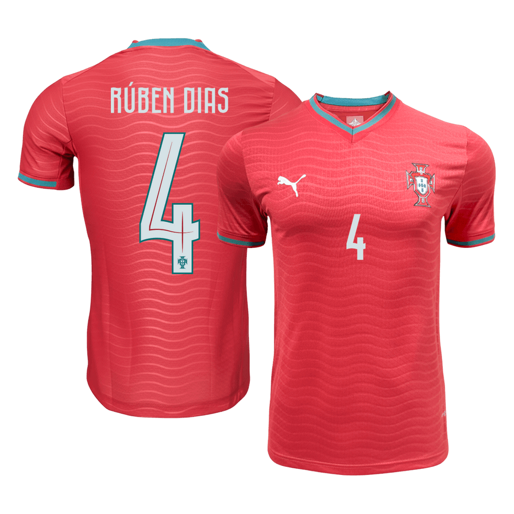 RúBEN DIAS #4 Portugal Home Player Version Jersey World Cup 2026
