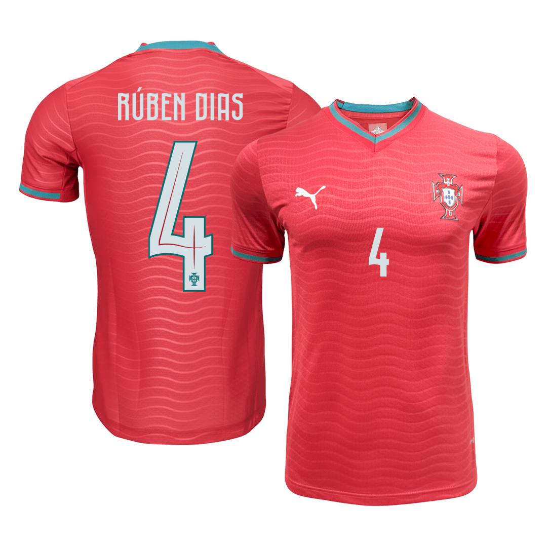 RúBEN DIAS #4 Portugal Home Player Version Jersey World Cup 2026