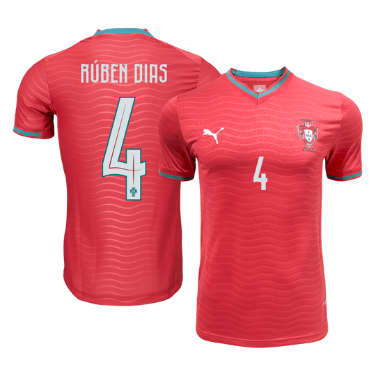 RúBEN DIAS #4 Portugal Home Player Version Jersey World Cup 2026