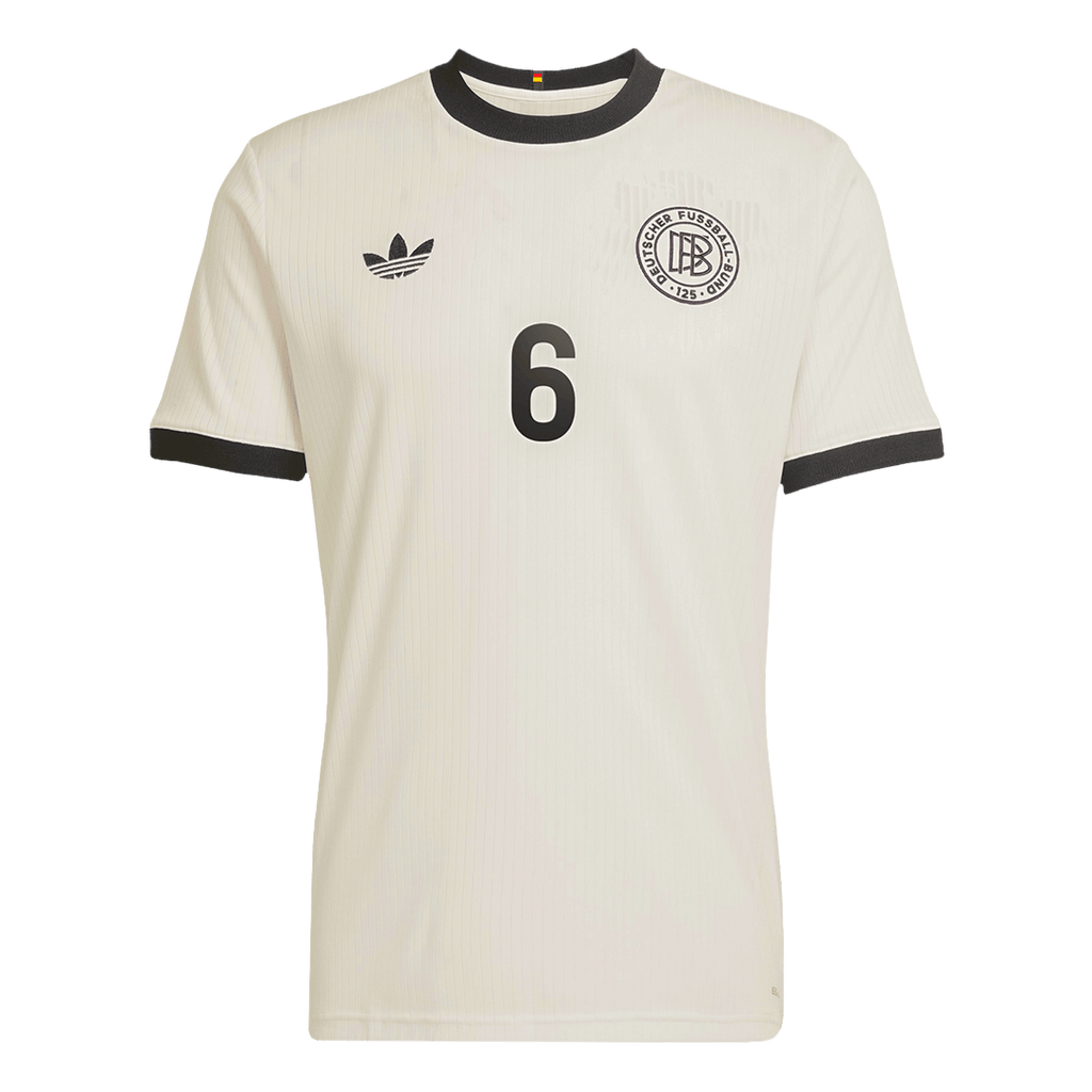 KIMMICH #6 Germany 125th Anniversary Soccer Jersey 2025 White