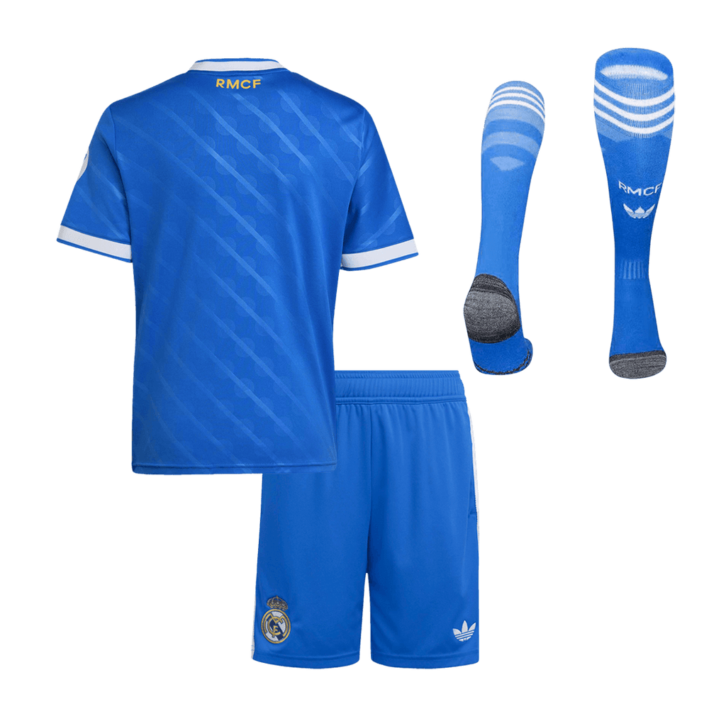 Real Madrid Third Away Kids Soccer Jerseys Full Kit 2025/26
