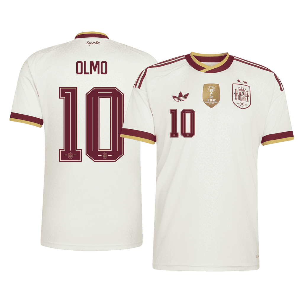 OLMO #10 Spain Away Soccer Jersey World Cup 2026