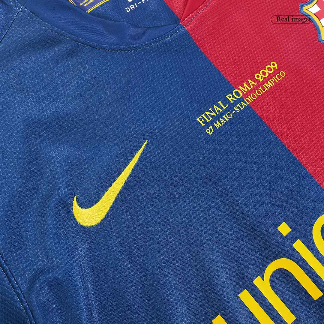 Retro Jersey A.INIESTA #8 Barcelona Retro Jersey Home Soccer Shirt 2008/09 UCL Final