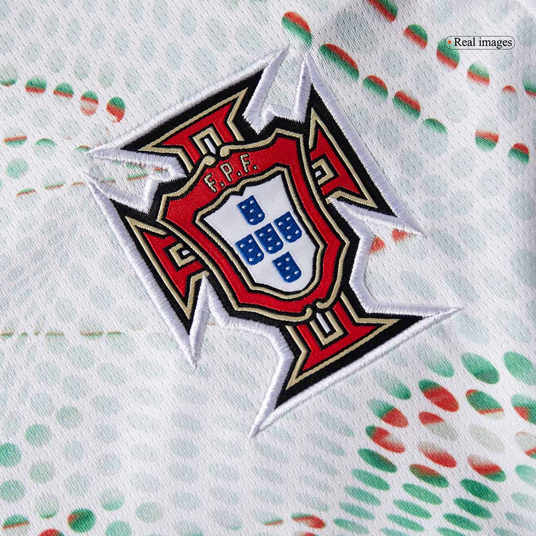 RONALDO #7 Portugal Away Long Sleeve Soccer Jersey 2025 White