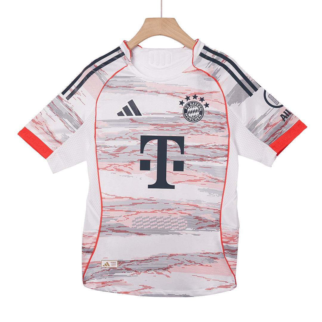 Authentic M¨¹LLER Special #25 Bayern Munich Away Soccer Jersey 2025/26 White