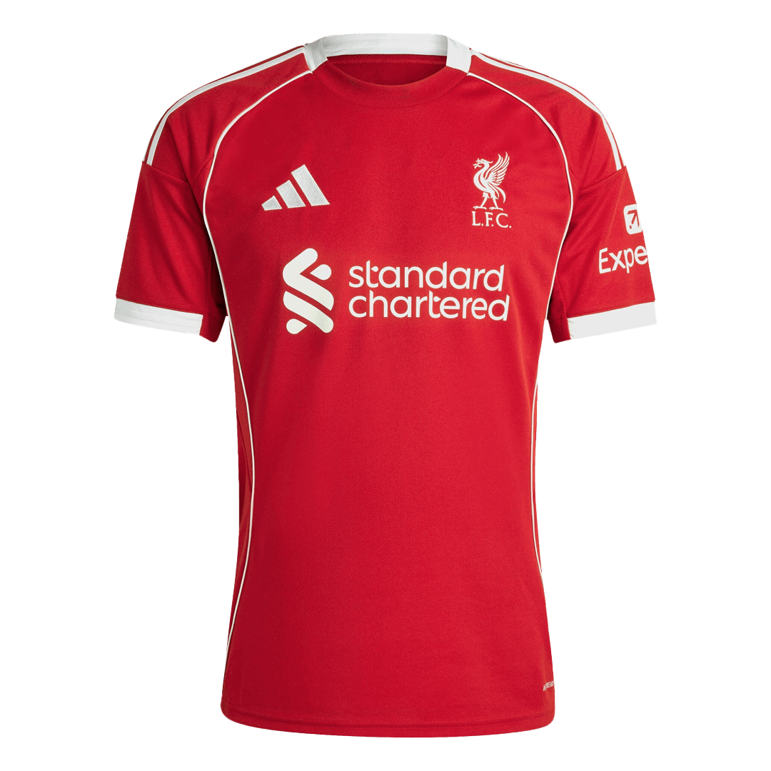 SZOBOSZLAI #8 Liverpool Home Soccer Jersey 2025/26