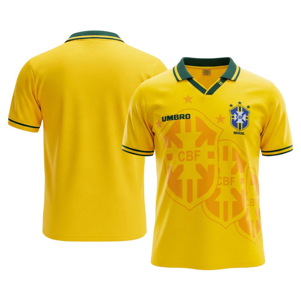 Retro Soccer Jersey Brazil Home 1994